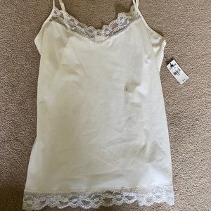 White Lace Tank